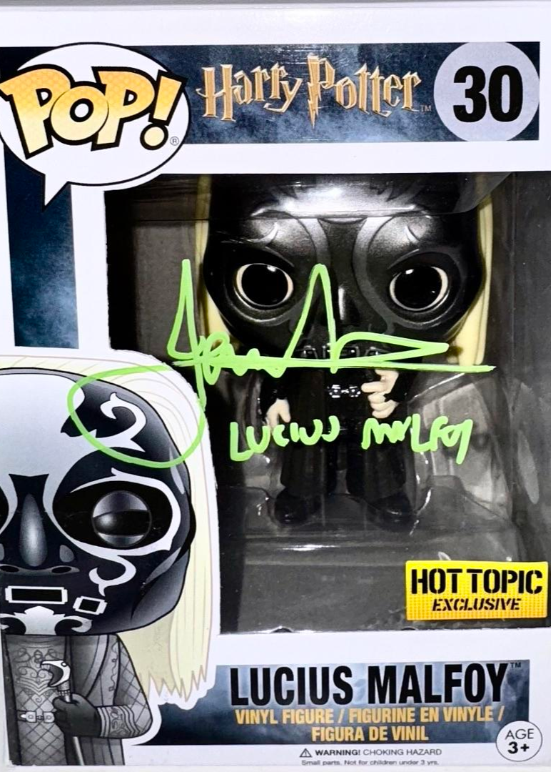 Jason Isaacs Signed Funko Pop #30 "Lucius Malfoy" (Harry Potter) - JSA COA #03